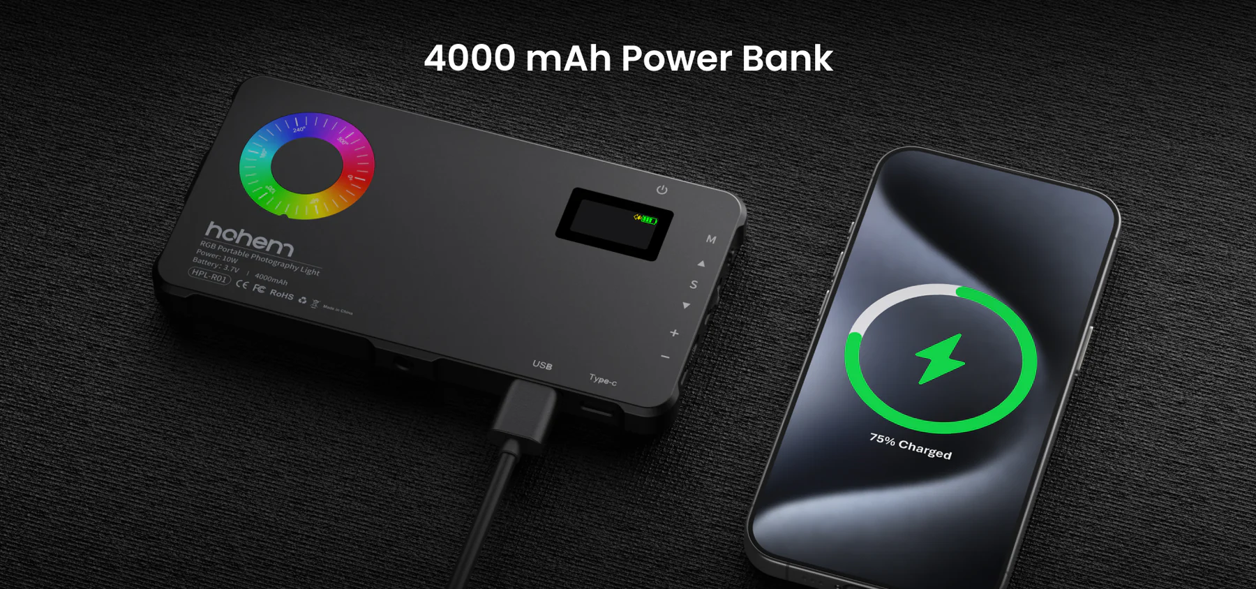 Akumulator 4000 mAh i funkcja powerbanku